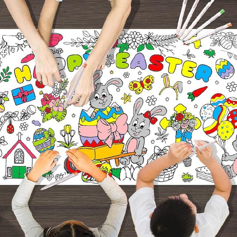 Easter Coloring Tablecloth – Up to 20% Off Deal