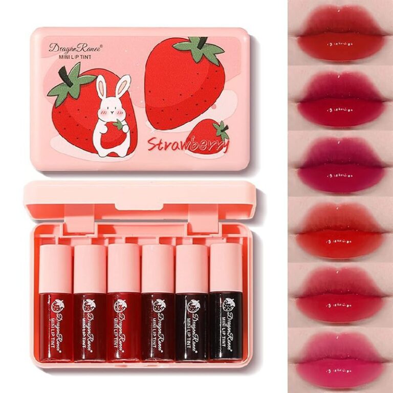 6 Colors Lip Tint Stain Set up to 10% Off Deal