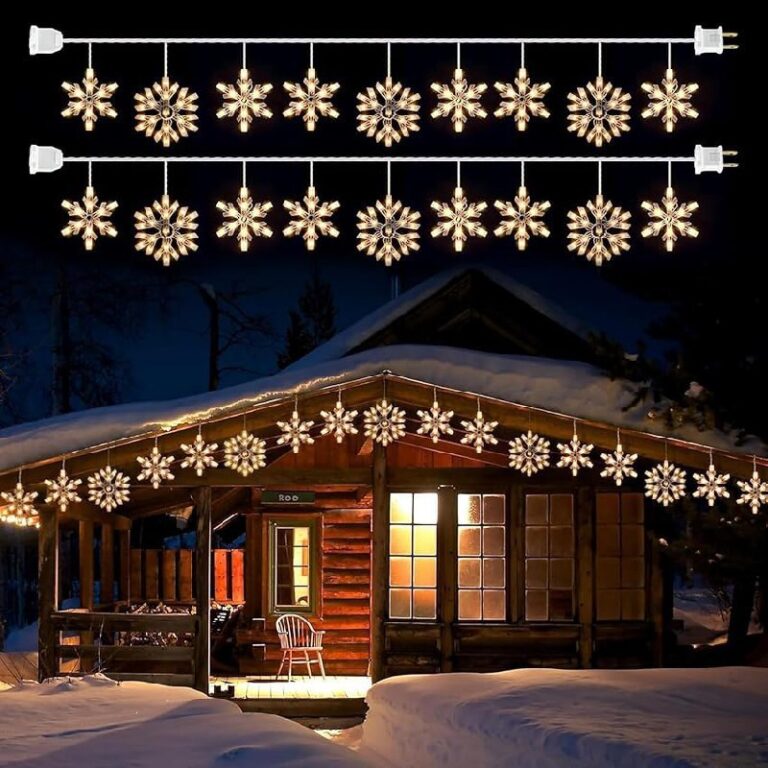 Snowflake Christmas Lights up to 50% Off Deal