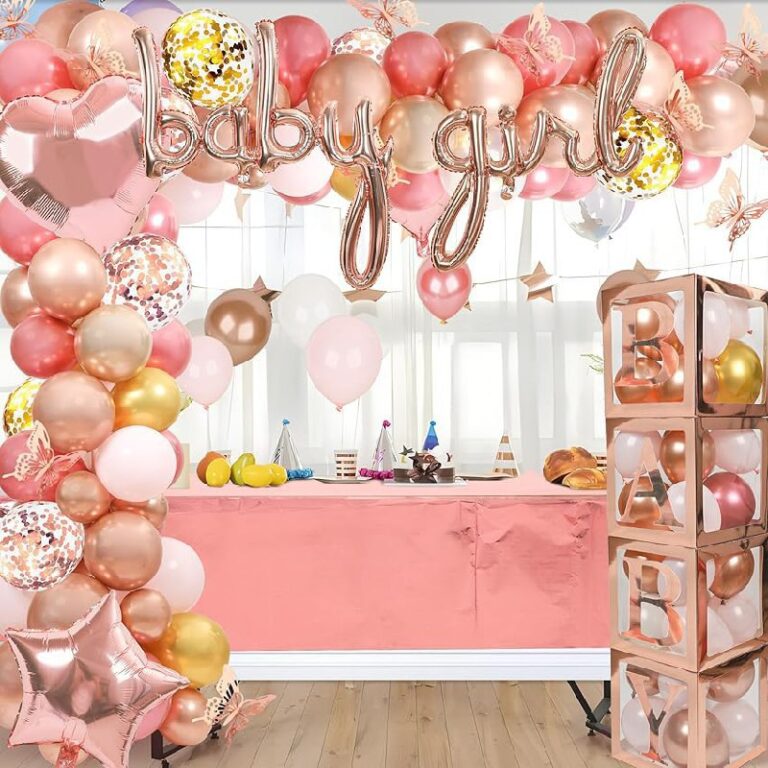 Rose Gold Baby Shower Decorations up to 50% Off Deal