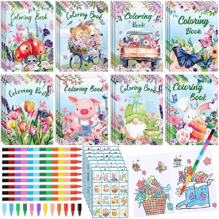 RUMIA Mini Spring Coloring Book up to 15% Off Deal