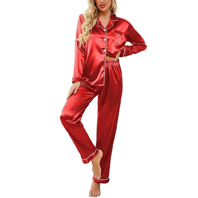 Ekouaer Satin Silk Pajama Set up to 28% Off Deal