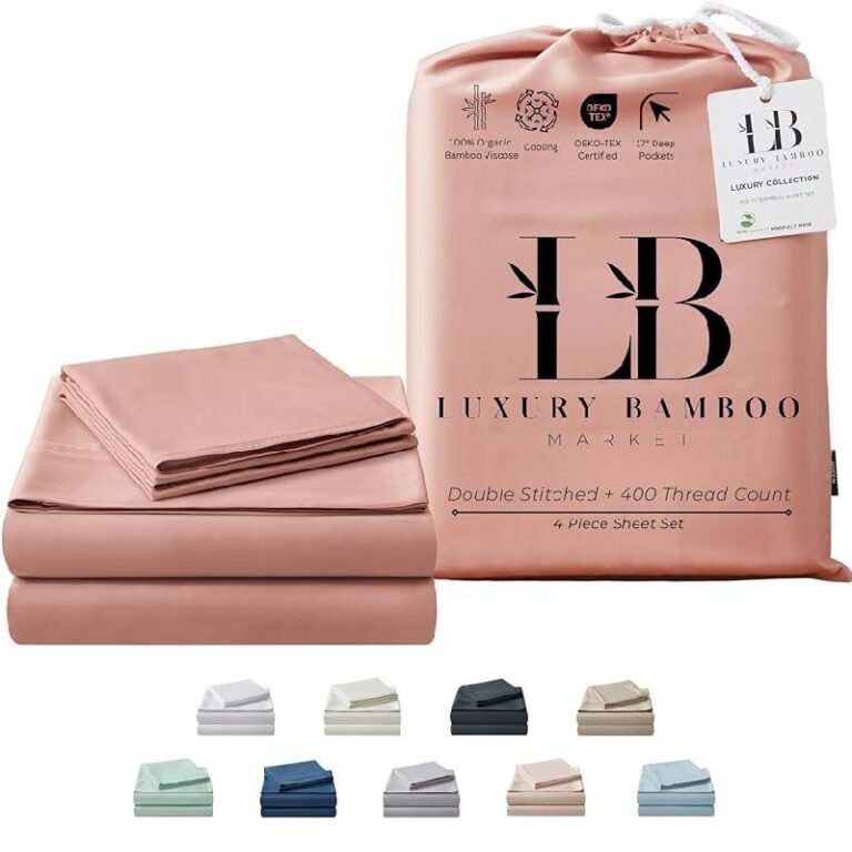 Luxury Bamboo Market King Size Bed Sheet – up to 10% off Deal