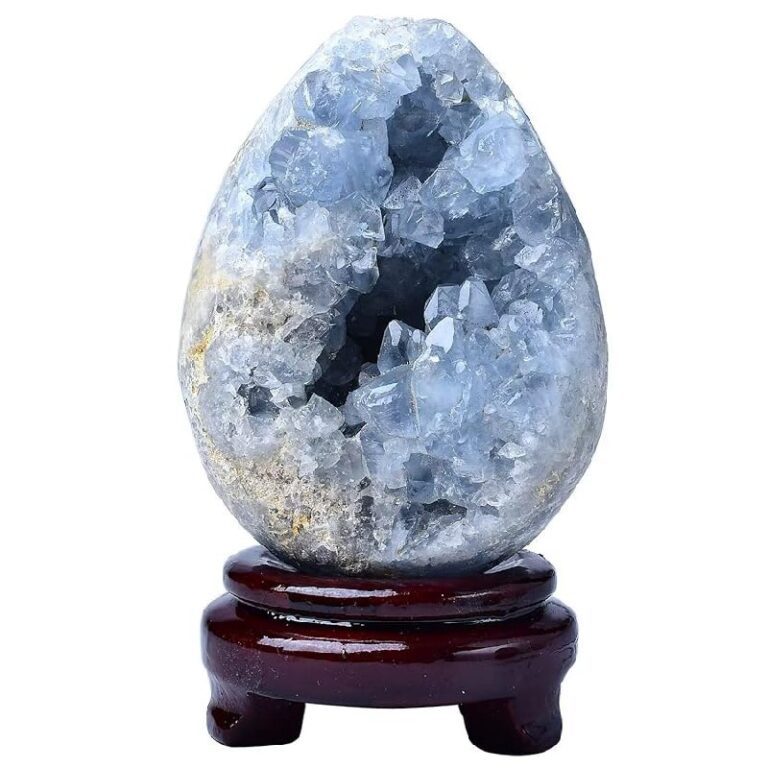 FZBHRO Celestite Geode Egg up to 50% off Deal