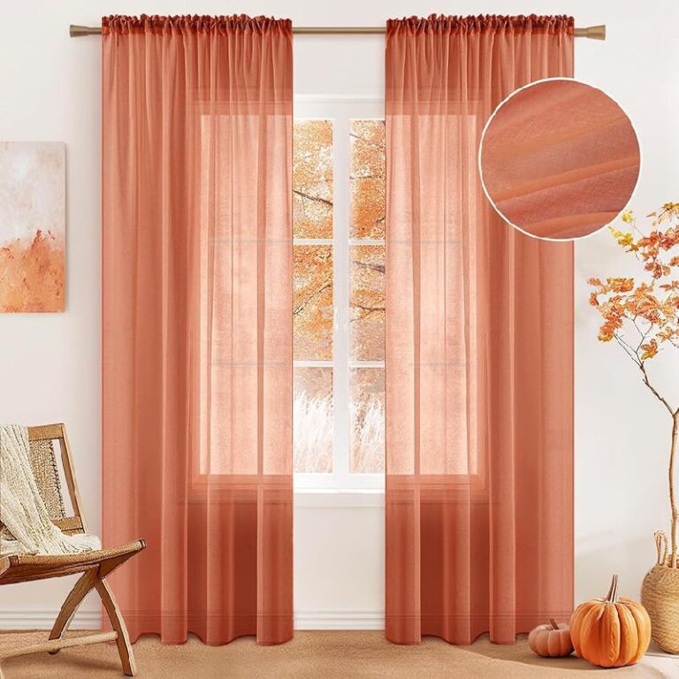 MIULEE Sheer Curtains up to 50% Off Deal