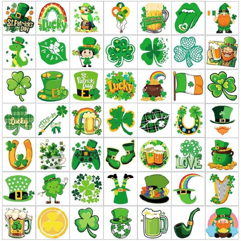 117 Sheets St. Patrick’s Day Tattoos up to 10% off Deal