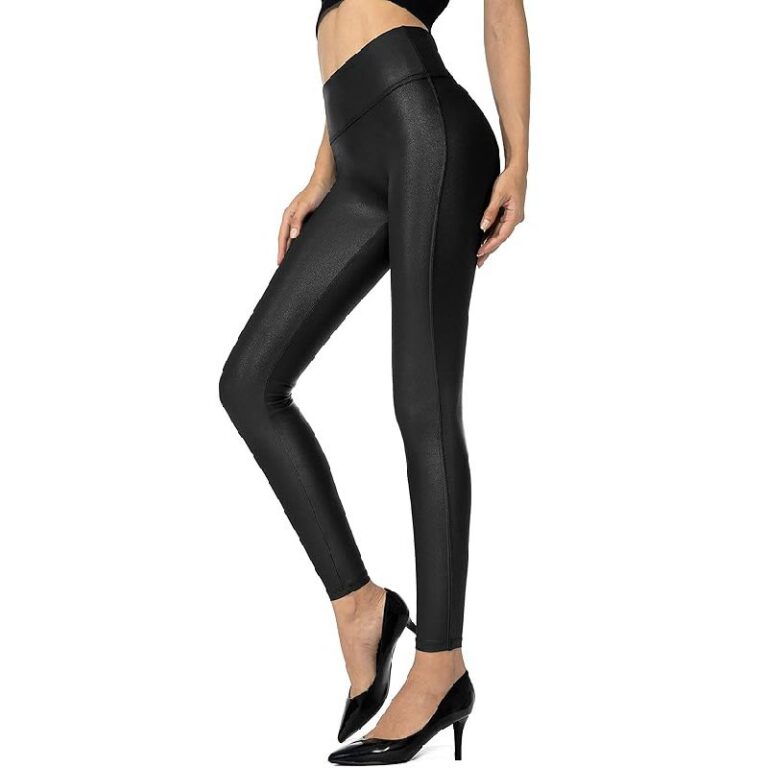 SANTINY Women’s Faux Leather Leggings up to 20% Off Deal