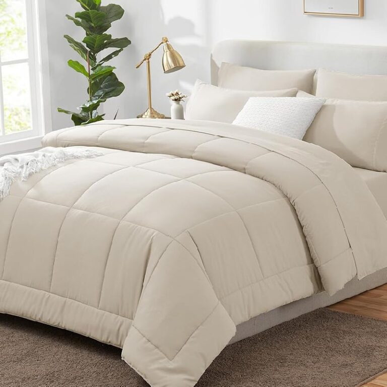 CozyLux Beige Comforter Set up to 10% off Deal