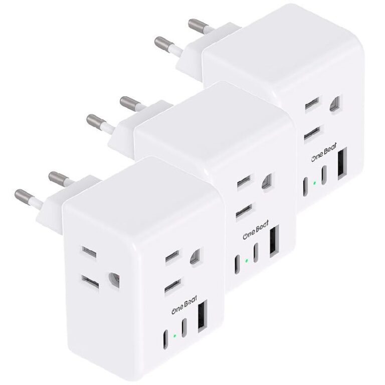 3 Pack European Travel Plug Adapter Up to 32% Off Deal