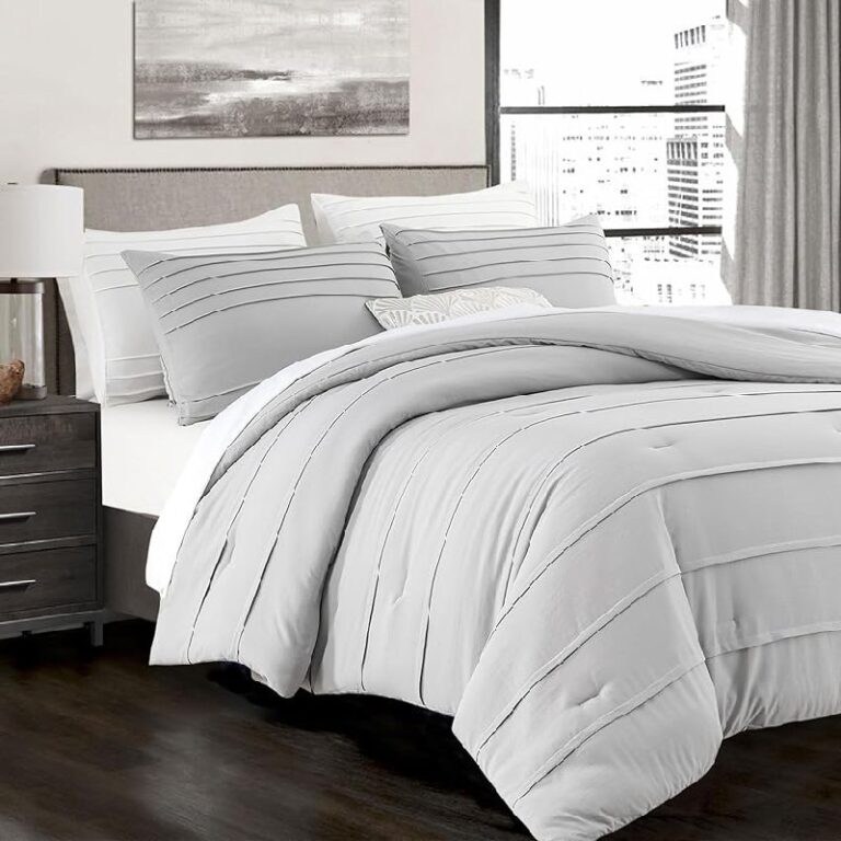 ALEISSEL Grey Twin Comforter Set up to 20% Off Deal