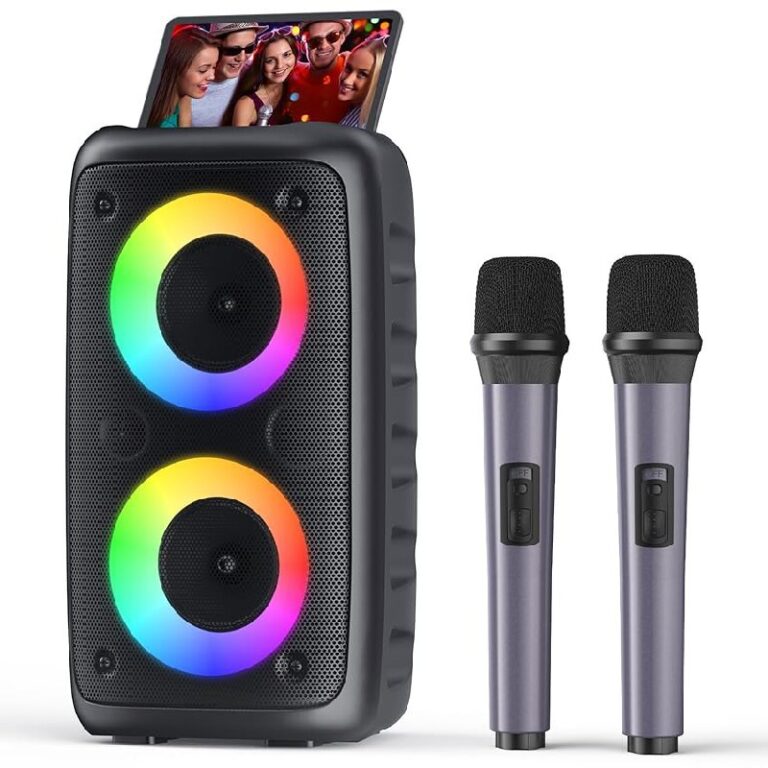 Karaoke Machine, Portable Bluetooth Speaker up to 42% off Deal