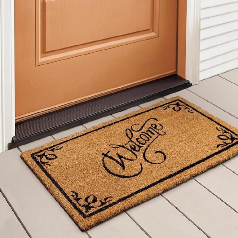 LuxUrux Coco Coir Welcome Mat – Up to 0% Off Deal