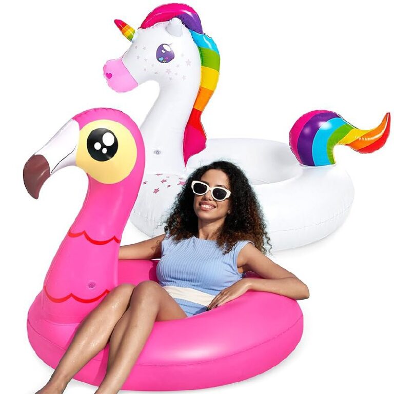 JOYIN 2-Pack Flamingo Unicorn Pool Float up to 50% Off Deal