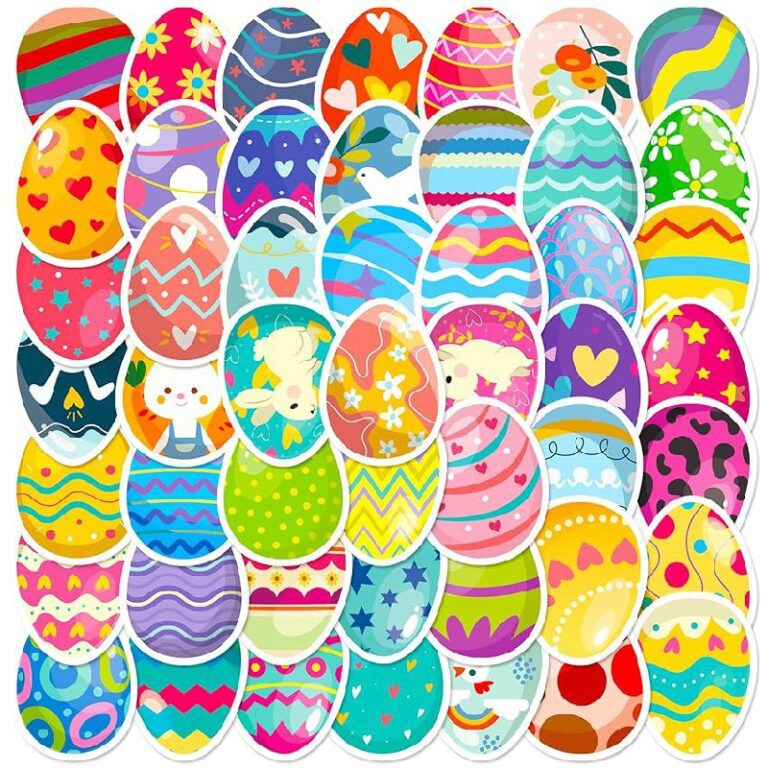 50 Pcs Egg Stickers up to 50% off Deal