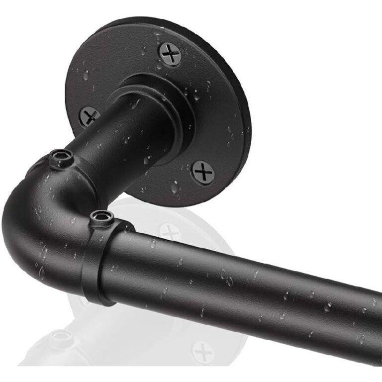 Black Industrial Curtain Rods Up to 30% Off Deal