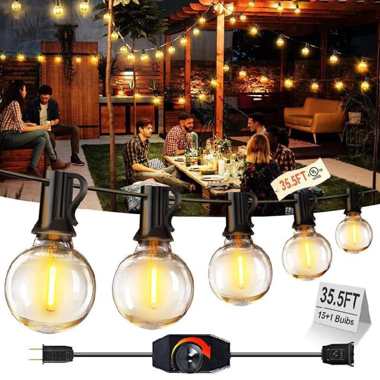 XURISEN Outdoor String Lights up to 58% Off Deal