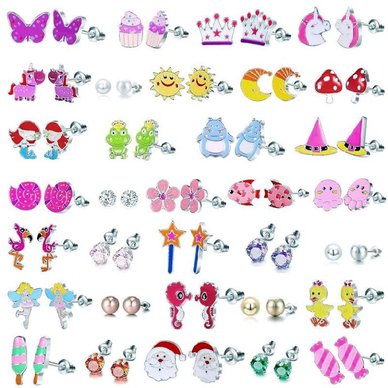 33 Pairs Hypoallergenic Earrings 50% Off Deal