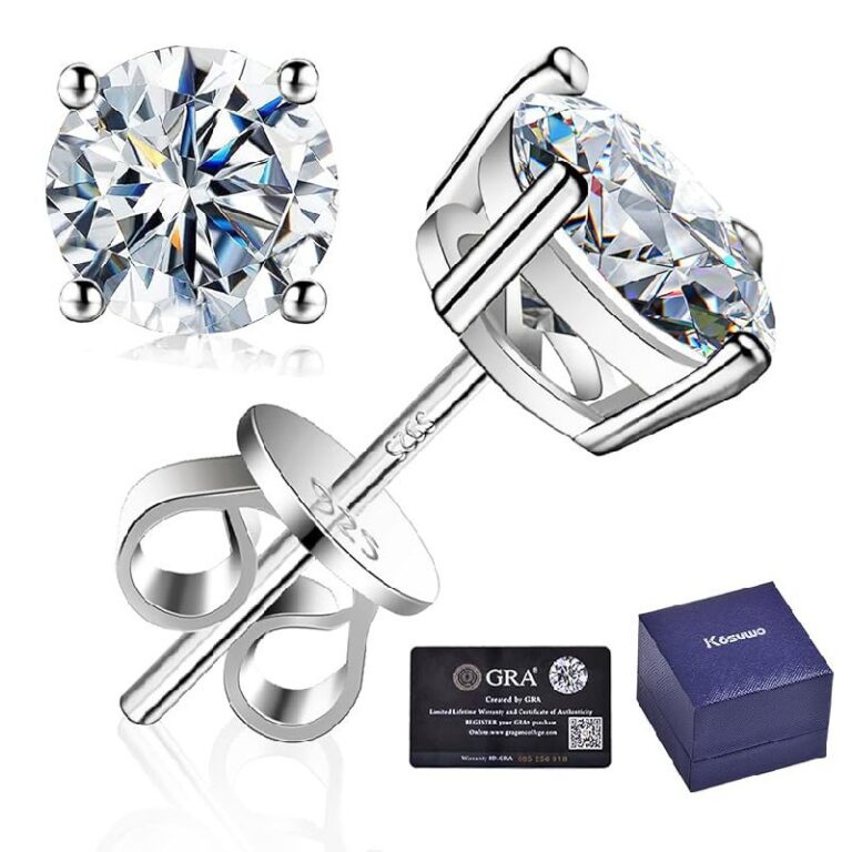 Moissanite Stud Earrings 54% Off Deal