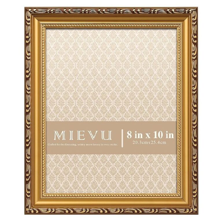 MIEVU 8×10 Picture Frame Gold up to 23% Off Deal