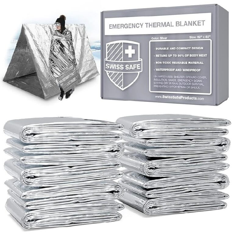 Swiss Safe Emergency Mylar Thermal Blankets 38% Off Deal