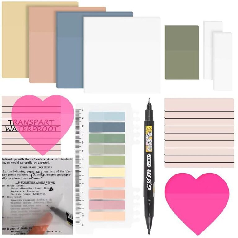 22 Pack Transparent Sticky Notes up to 11% Off Deal