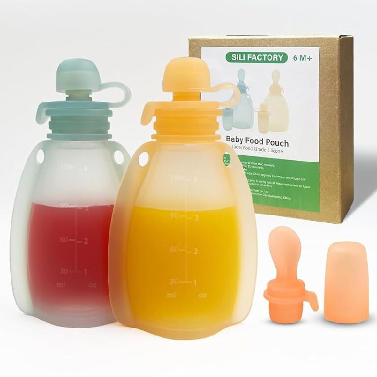 Reusable Silicone Baby Food Pouches up to 50% off Deal