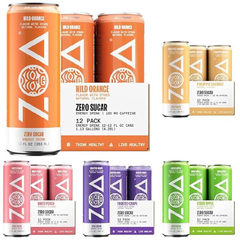 ZOA Zero Sugar Energy Drinks up to 30% Off Deals