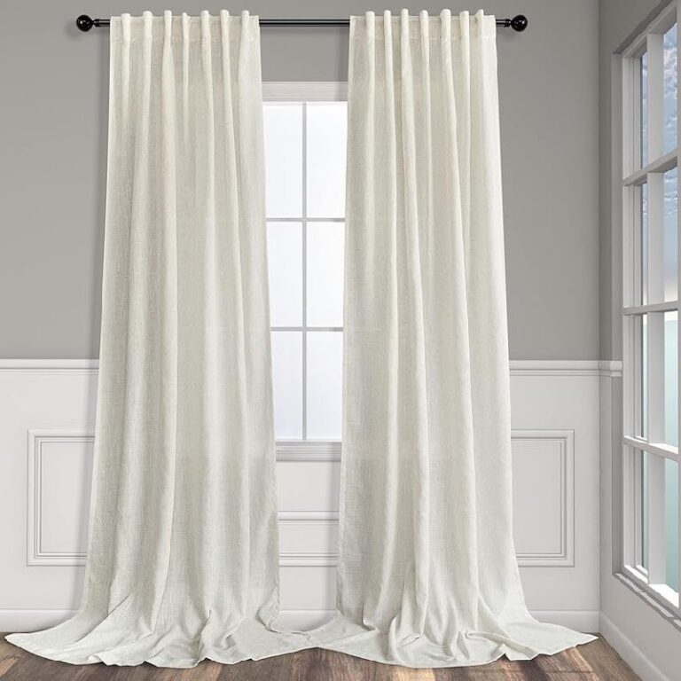 Natural Linen Curtains: Up to 14% Off Deal