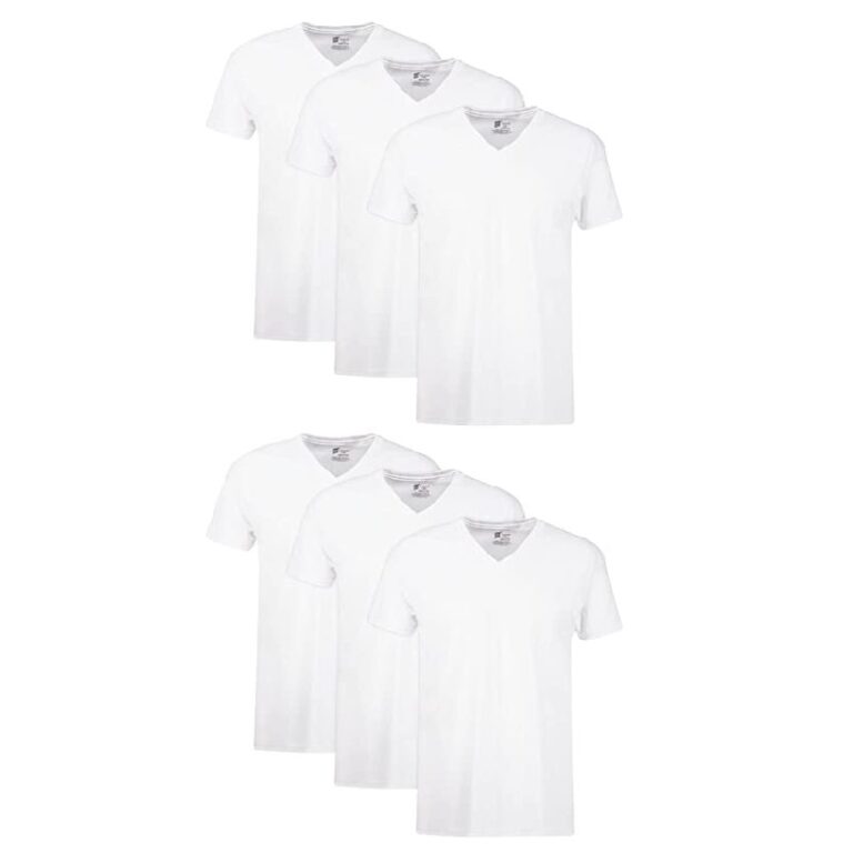 Hanes Mens V-neck Tee up to 32% off Deal