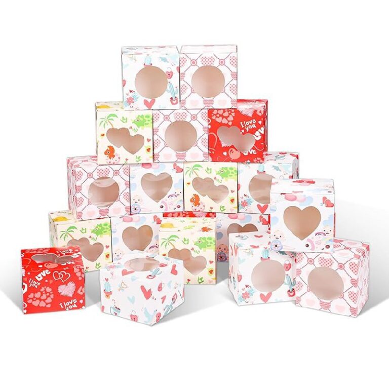 20pcs Valentines Day Cupcake Boxes up to 50% off Deal