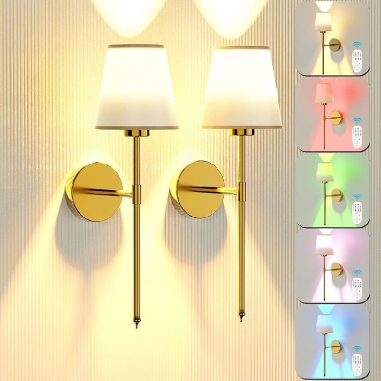 Battery Operated Wall Sconce Set: Up to 20% Off Deal