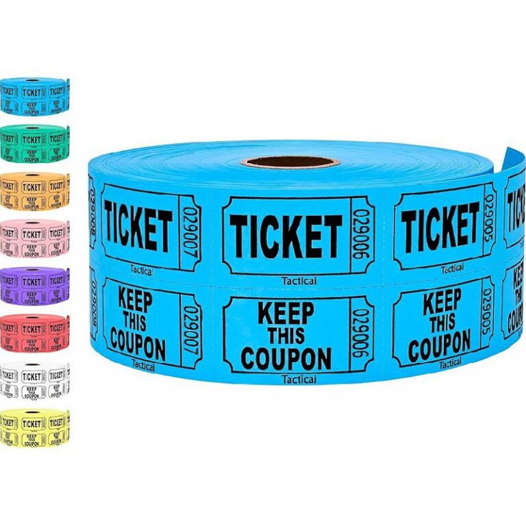 1000 Tacticai Raffle Tickets, Blue – Up to 11% Off Deal