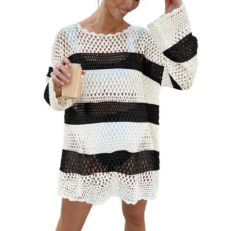 Prinbara Crochet Cover Up for Women: Up to 6% Off Deal