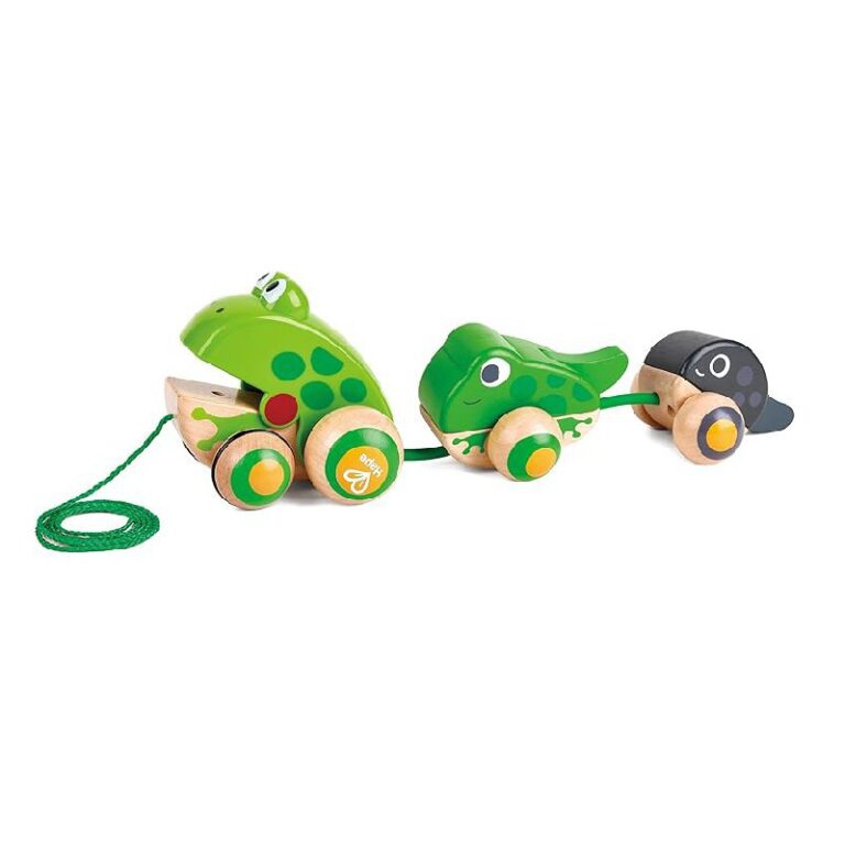 Hape Pull Along Frog Family Toy up to 54% Off Deal