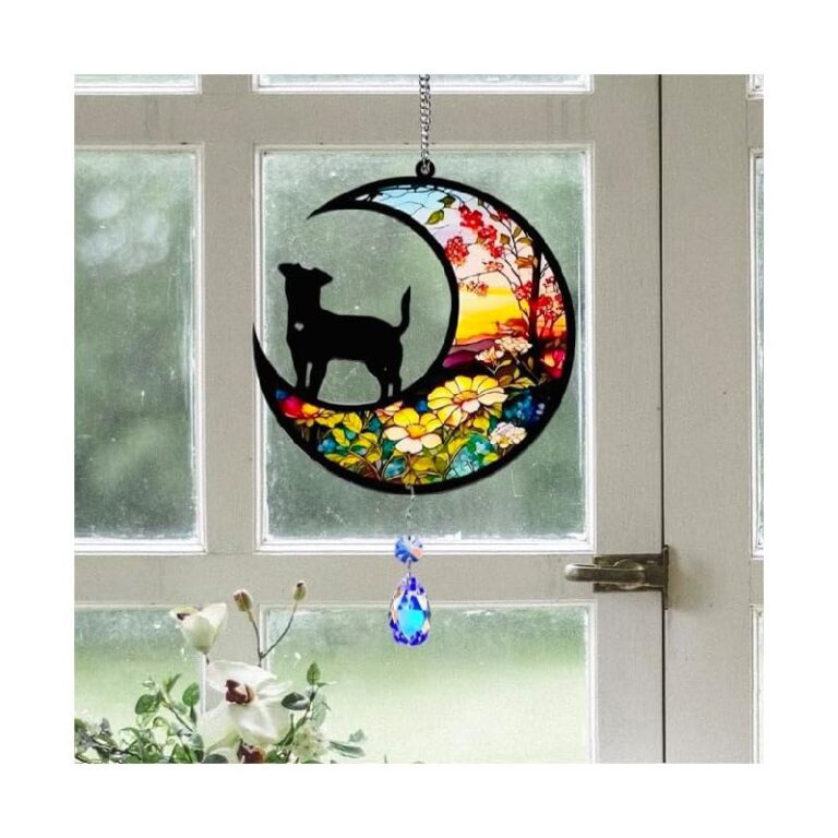 ECLJRZY Dog Memorial Suncatcher up to 5% Off Deal