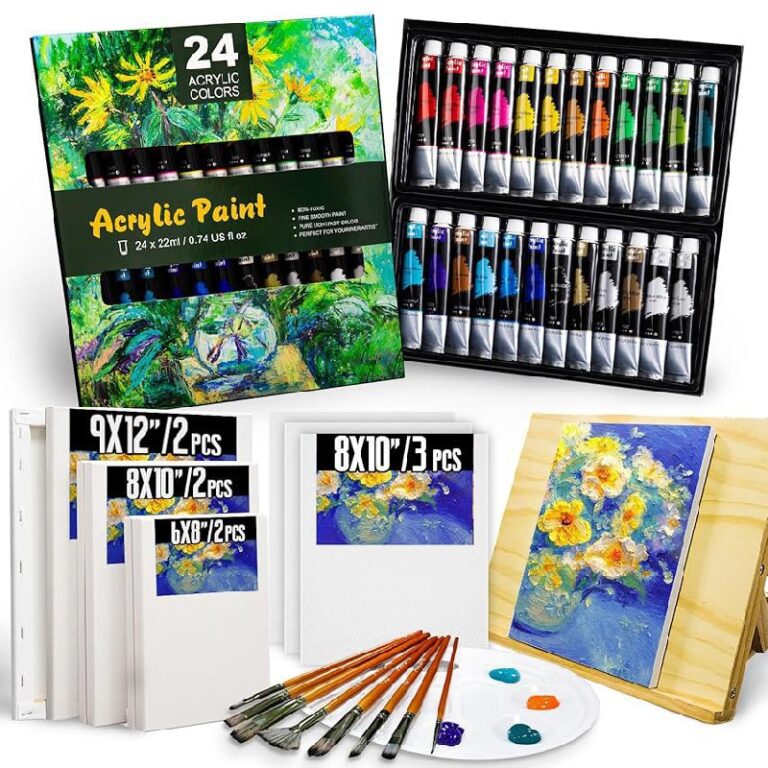 Acrylic Art Set, 43 Pack Painting up to 25% Off Deal