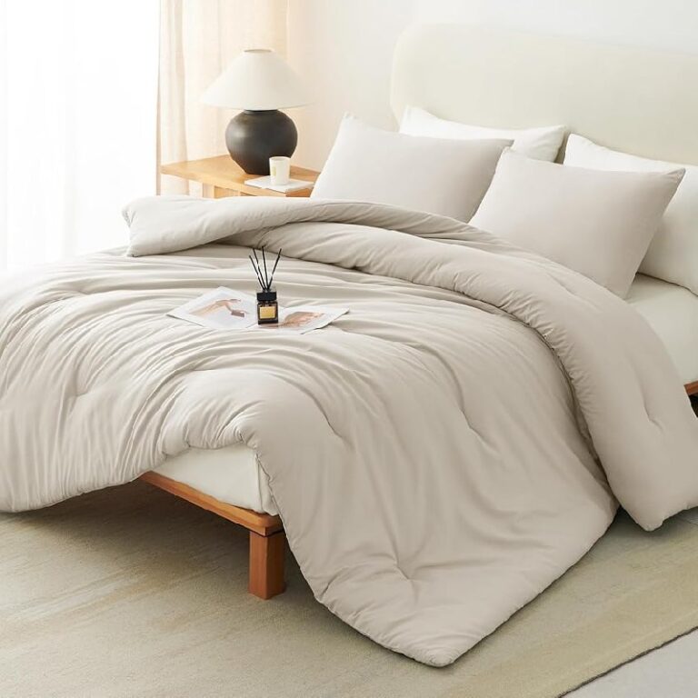 CozyLux Beige Comforter Set up to 17% Off Deal