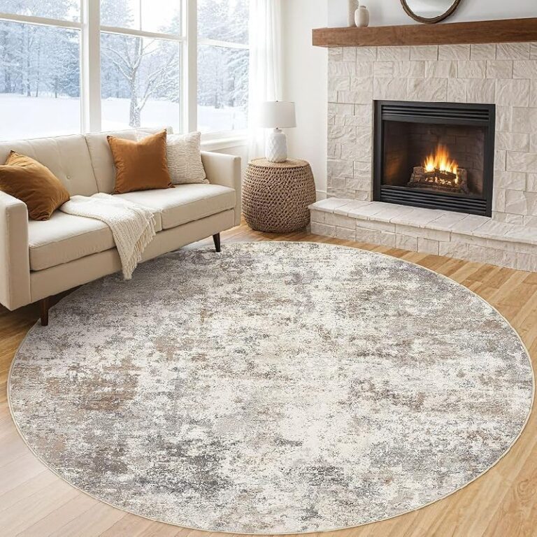 UERMEI 8ft Round Area Rug up to 38% off Deal