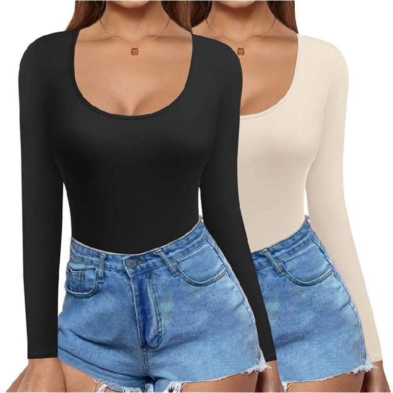 Ekouaer Scoop Neck Tops – Up to 15% Off Deal