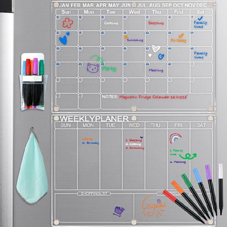 Acrylic Magnetic Calendar: Up to 50% Off Amazon Deal