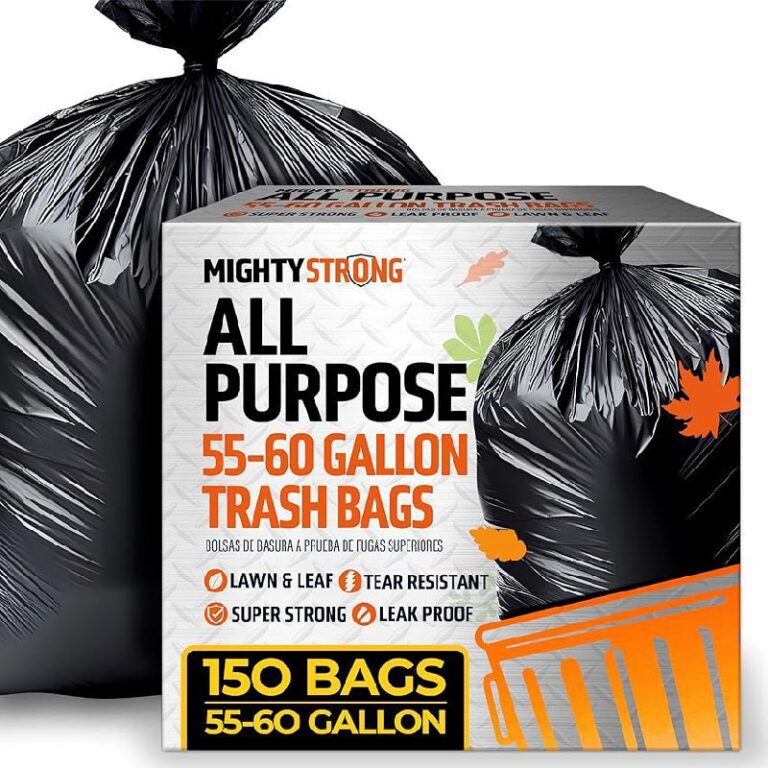 150 Pack 55 Gallon Trash Bags up to 16% off Deal