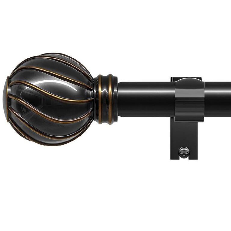 Lootkell Black Curtain Rods up to 50% Off Deal