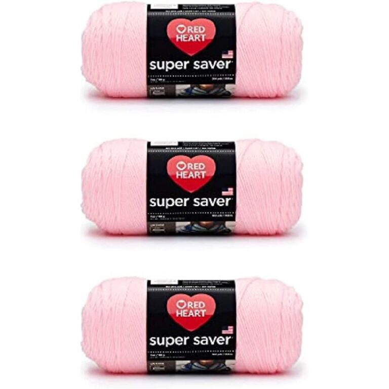 Red Heart Super Saver Baby Pink Yarn up to 40% off Deal