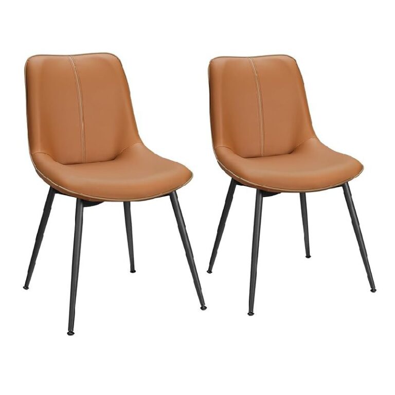 VASAGLE Leather Dining Chairs: Up to 50% Off Deal