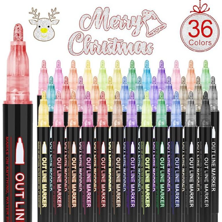 OLINGYOU Outline Shimmer Markers up to 32% Off Deal