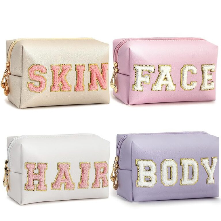 Vorey 4PCS Preppy Makeup Bag up to 9% Off Deal