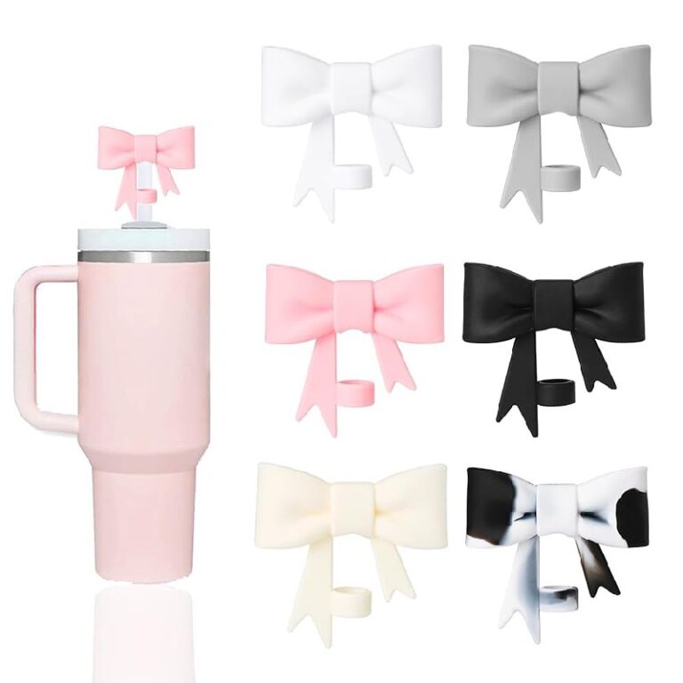 GAISHION Cute Bow Straw Covers up to 50% off Deal