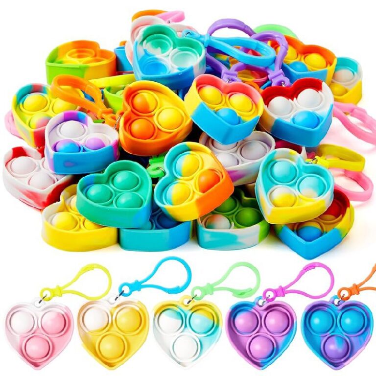 JOYIN Heart Pop Fidget Keychain 30 Pack up to 34% off Deal