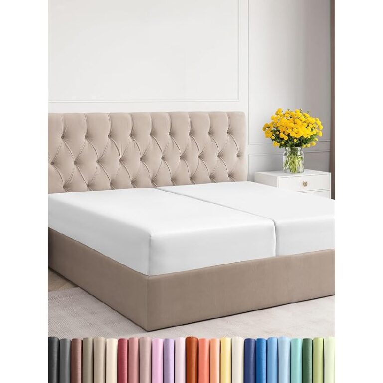 Split King Size Fitted Bed Sheet up to 30% Off Deal