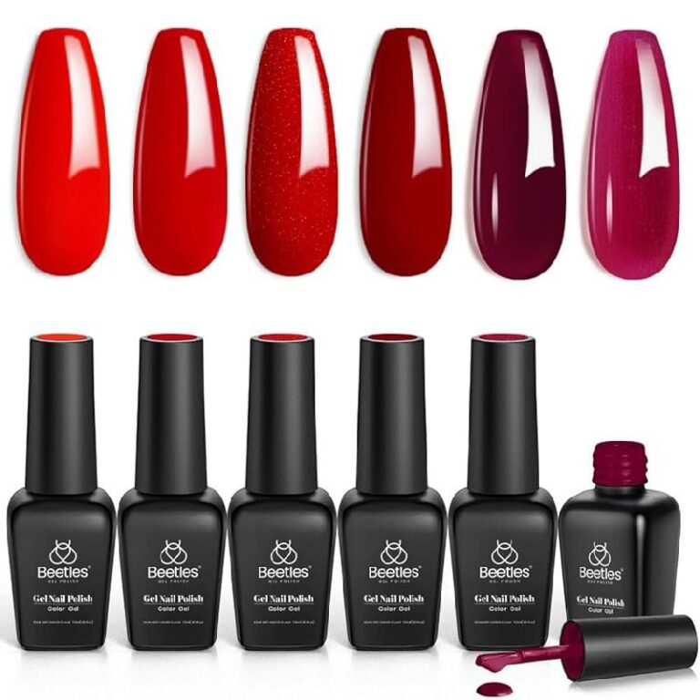 Beetles Red Gel Nail Polish Set up to 31% Off Deal